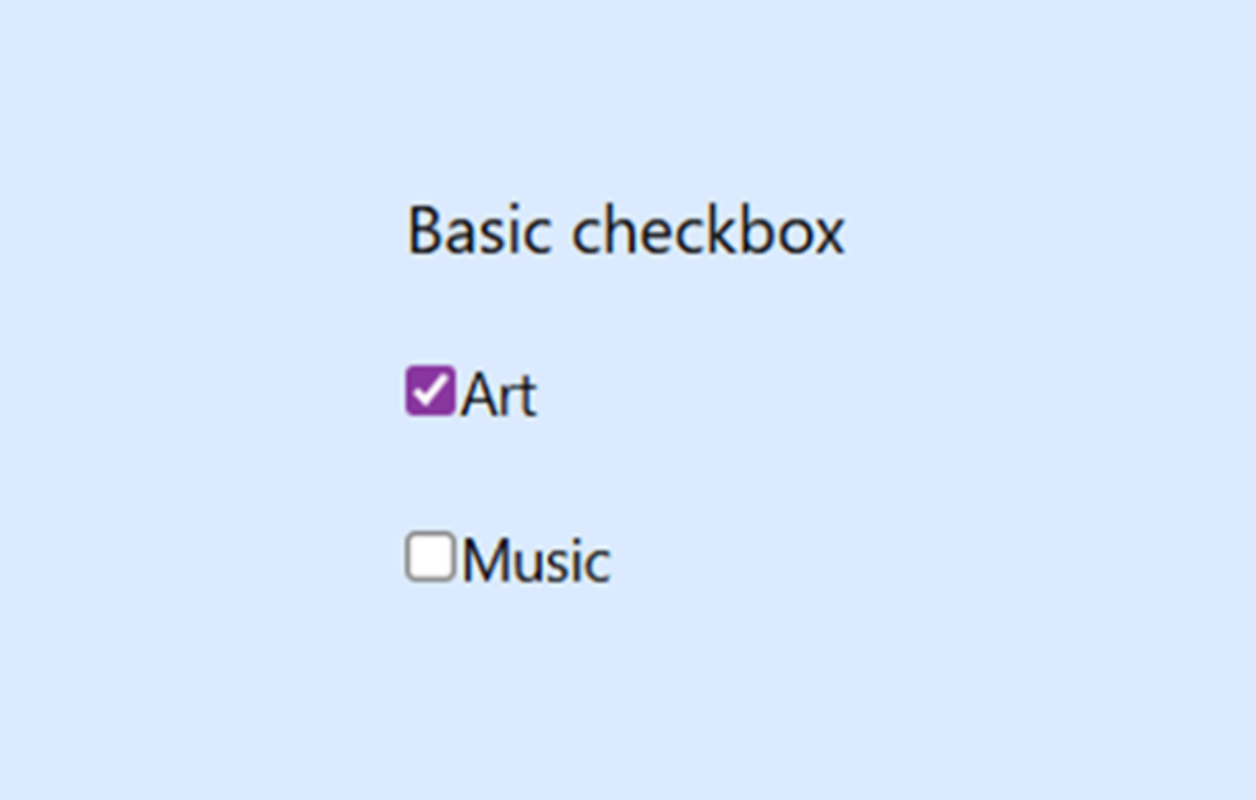 Checkbox
