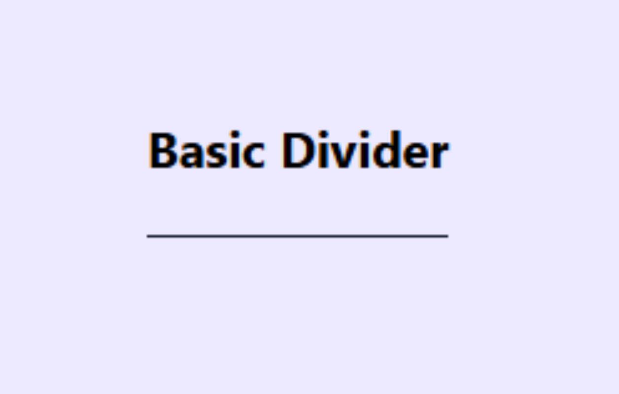 Divider