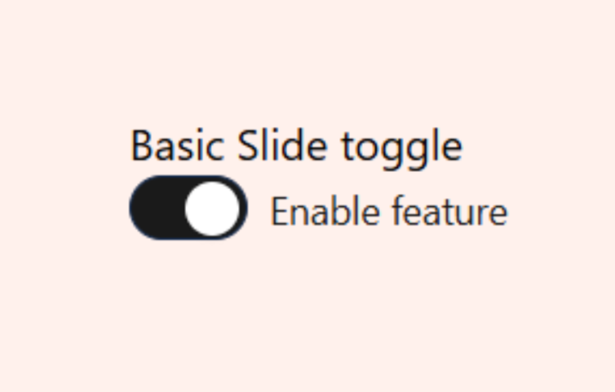 Slide Toggle